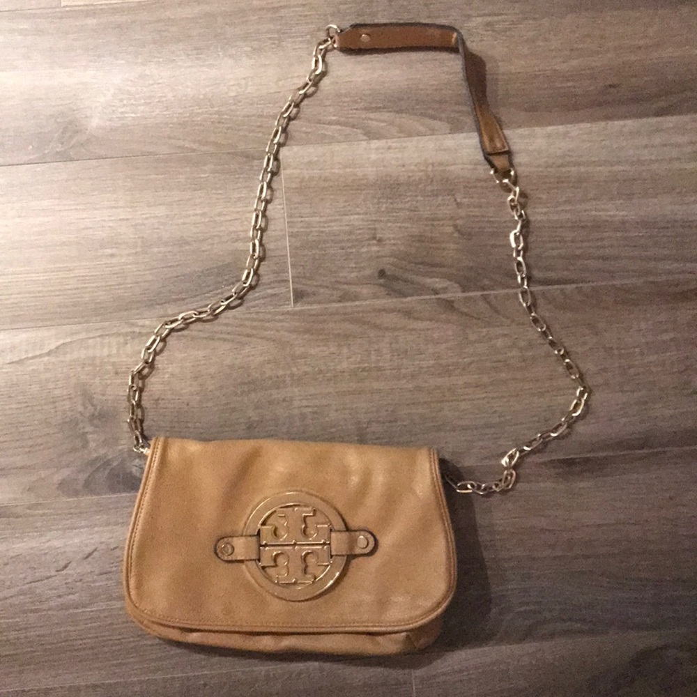 Tan crossbody bag
